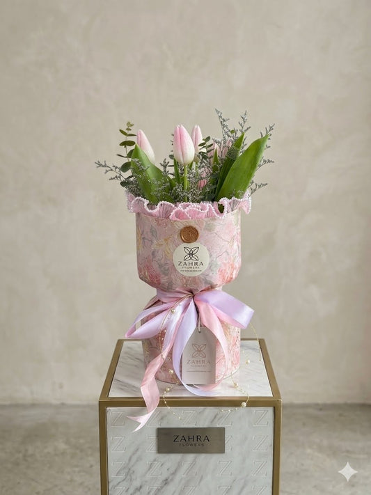 Blushing Tulips