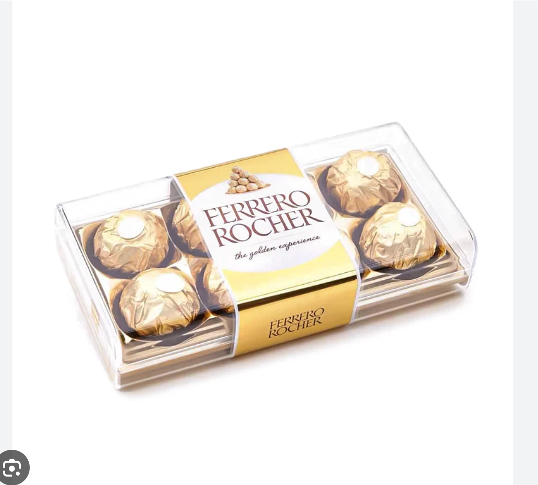 8 pcs ferrero rocher