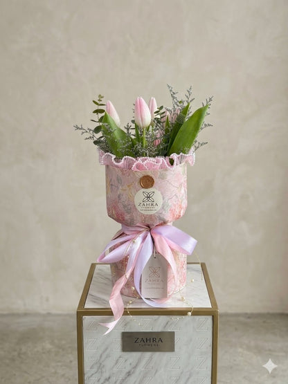 Blushing Tulips