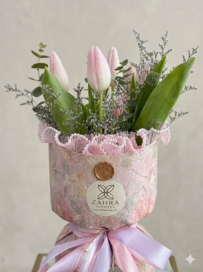 Blushing Tulips